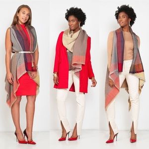 Karigar Handmade Wool Cape, one size NWOT